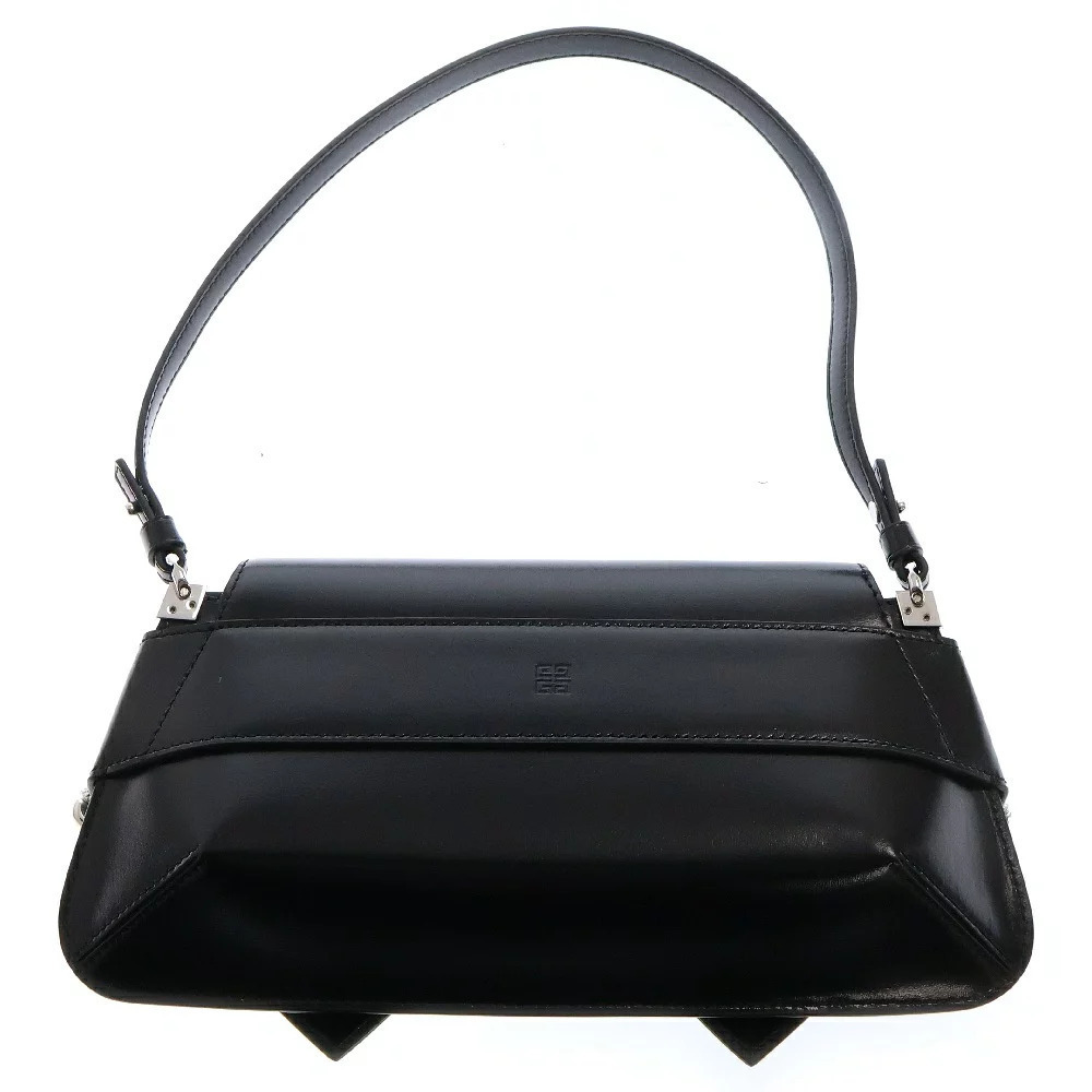 Givenchy Bag Shoulder Hand Leather Flap Voyou Black